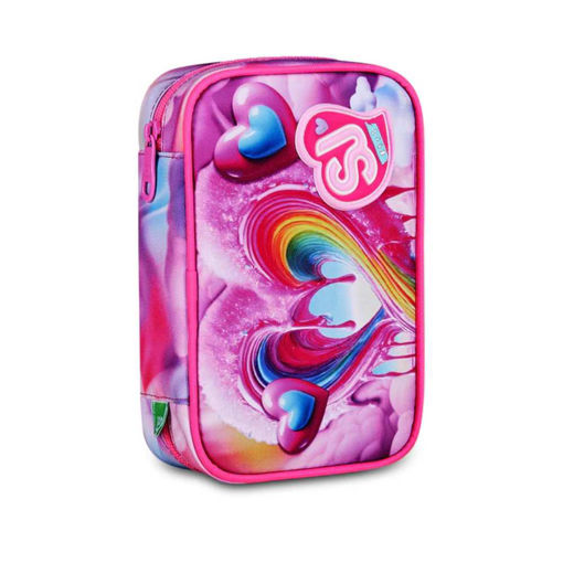Picture of SEVEN SPEED CASE JOYFUL PINS GIRL PENCIL CASE